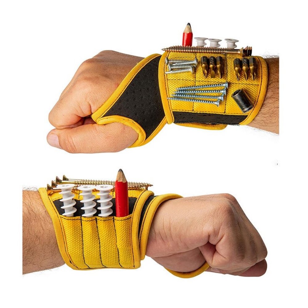 Magnetic Tool Wrist Strap for Holding Screws Construction Tools & Equipment1pack